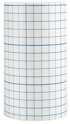 Broco Nastro medico, nastro adesivo non tessuto professionale della medicazione del nastro della fissazione della fasciatura Nastro cerotto impermeabile cerotto medico trasparente della(15cm x 10m)