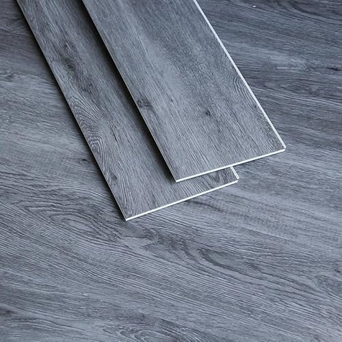 Display Guru Anti Slip, Waterproof, Fireproof SPC Vinyl Flooring Floor Planks Home Office Kitchen Bedroom Bathroom and Restaurants (American Oak Grey)