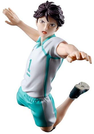 Xinchangda Oikawa Tooru Figure Jumping Position Haikyuu Anime Figure Collections 15cm Cartoon Action Figure Statue Desktop Ornaments Gift for Fans