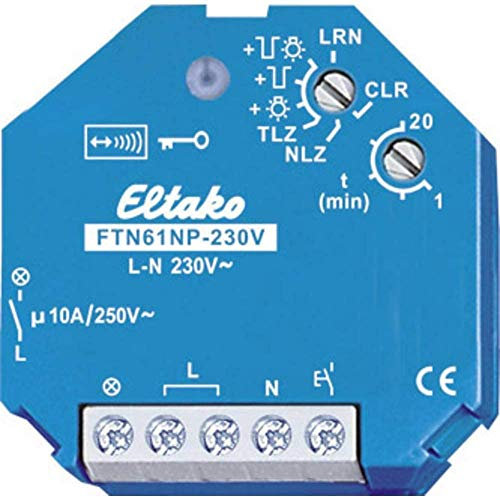 Eltako 4947810 Aktor Funk Treppenlicht-Nachlaufschalter FTN61NP-230 V