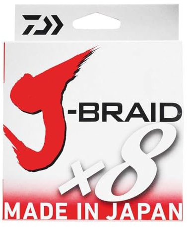 Daiwa J-Braid 8 Braid 0.18mm, 12,0kg/26,5lbs, 150m multicolour