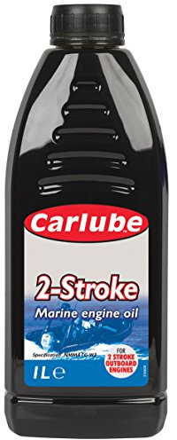 Carlube High Performance 2-Stroke Engine Oil 1 Litre for Marine and Small Engines - Superior Corrosion Protection