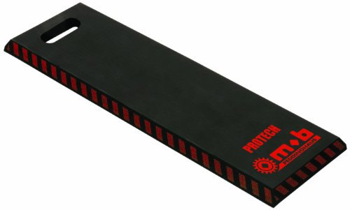 Peddinghaus 6423000001 Protech Tapis protection genoux, Noir/rouge