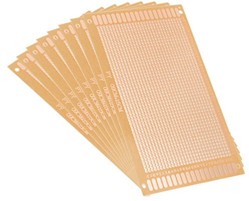 sourcing map 8 Stück 9x15cm Einseitige Universal Papier Schaltung Leiterplatte Dicke 1.2mm DE de