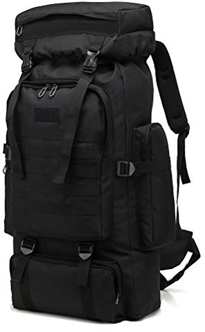 BICBLL Notfallrucksack, Wanderrucksack Herren, Notfallrucksack Fluchtrucksack 80 L, Trekkingrucksack Große Kapazität Wasserdicht Militär Taschen Rucksack Outdoor wanderrucksäcke Assault rucksäcke