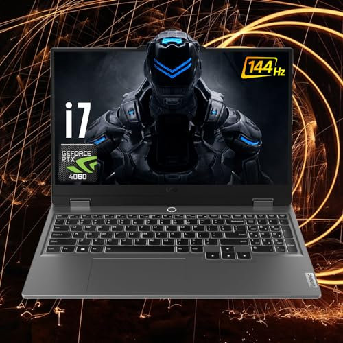 Lenovo LOQ i7 Gaming Laptop, 15.6 FHD 144Hz, i7-13650HX (Beats i9-12900H), GeForce RTX 4060 (Boost Clock 2370MHz), 32GB DDR5 RAM, 2TB SSD, Backlit KB, RJ-45, Wi-Fi 6, Windows 11 Home, Grey