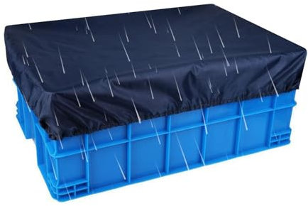 Garagen-Aufbewahrungsabdeckung, praktische, wasserdichte, waschbare Box-Abdeckung, Aufbewahrungskorb-Abdeckung mit elastischem Seil, Garagenzubehör für Häuser, Küchen, Garagen, Decks