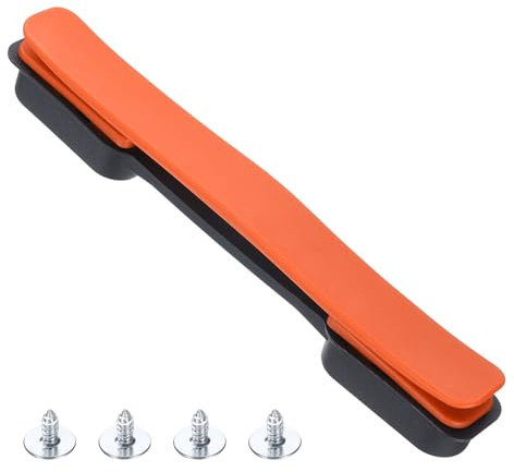 Sourcing Map Manico di ricambio per valigia 21.6 cm Cinturino di trasporto per valigia in plastica - Arancione