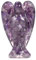 Lunaanda Figura de Ángel Amatista de 38 mm – Estatuilla de Ángel de Cristal de Curación Natural, Ángel de la Guarda de Cristal, Maravillosa y Sorprendente Figura de Bolsillo para Feng Shui