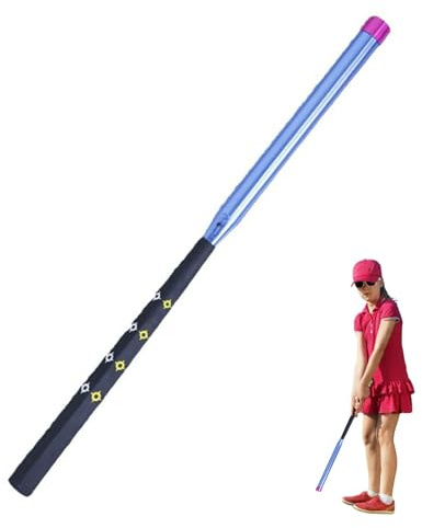 Allenatore di Swing da Golf per Riscaldamento, Fischietto oscillante, da Golf, correzione dei gesti, Leggero Bastone per Riscaldamento, per Principianti e Allenatori di Golf