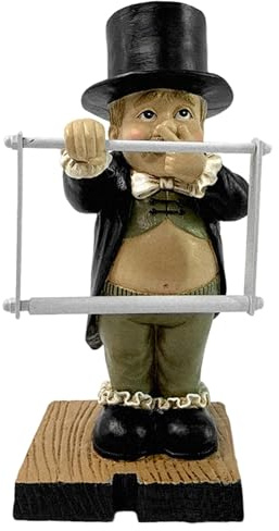 Gcroet 1PC Bathroom Decor, Toilet Butler Funny Toilet Paper Holder Resin Figures 11x4x5 Boy Holding Nose Bathroom Paper Holder Modern Sculptures Home Decor for Home Shelf Table Desk, Style 2.