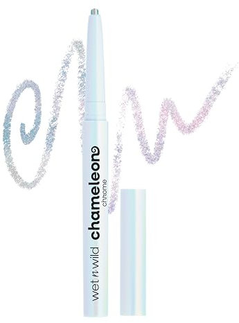 Wet n Wild Chameleon Chrome Eyeliner Impermeabile e Retraibile, Pigmenti Iridescenti, Riflettono la luce per un Cambio Dinamico del Colore, a Prova di Sbavatura, Dura fino a 18 hr, Electric Prism