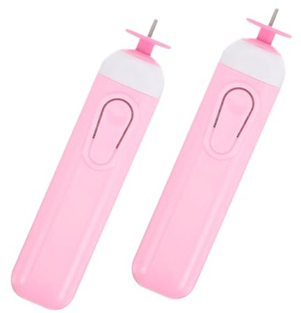 PRETYZOOM 2 Pezzi Penna Elettrica per Quilling Strumento Automatico per Arrotolare e Arricciare Strisce di Carta Utensile Preciso e Facile da Usare per Fai da Te e Decorazioni Artigianali