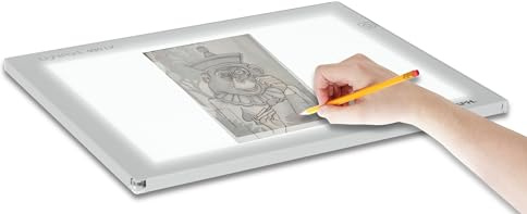 Artograph Thin LED Light Box, 12 x 9 Dimmable Drawing & Tracing Pad, LightPad 930 LX