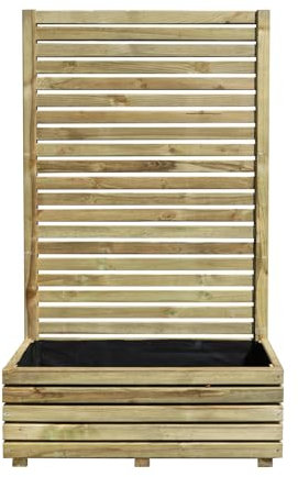 Jardipolys Sichtschutz-Pflanzkasten KÜB l B80xT40xH133 cm | 60 Liter