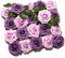 PartyWoo Künstliche Rosen, 20 Stück Kunstblumen, Künstliche Blumen, Deko Blumen, Schaumrosen, Kunstblumen Deko, Kunstblume für Geburtstagsdeko, Hochzeitsdeko, Party Deko (Lila)