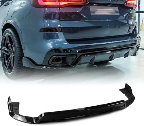 DIGBYS Heckdiffusor Heckstoßstange für BMW G05 X5 M Sport 2019 2020 2021 2022 2023, Heckdiffusor, Haifischflosse Diffusor, Karosserie modifiziertes Zubehör