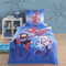 Familando Spidey Juego de ropa de cama reversible de 135 x 200 cm, 80 x 80 cm, 100% algodón, ropa de cama infantil con cremallera, diseño brillante de Spidey y sus súper amigos