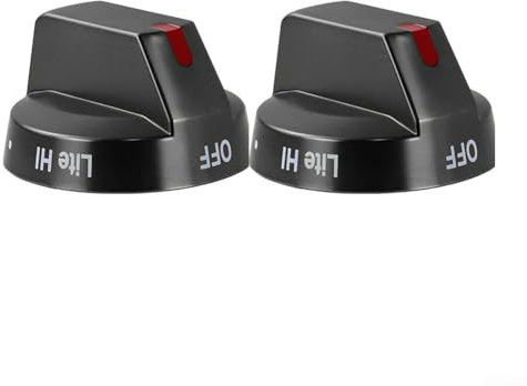 Zuverlässiges 2er-Pack Herdknauf-Set für Samsung DG6400473B für den täglichen Kochbedarf und Haltbarkeit