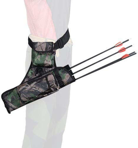 Carquois à 3 tubes en tissu Oxford avec ceinture réglable