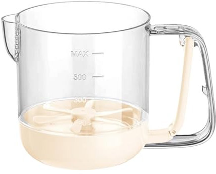 Tazza multifunzione per mescolare uova, tazza per panna pressata a mano, miscelatore manuale, frusta per uova manuale, gadget da cucina per cottura e cottura, 16 x 11 x 11,4 cm