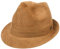 Lipodo Molinar Cordhut Camel-braun Herren - Herrenhut aus Baumwolle - Hut Größe 58 cm - Trilby aus Cord - Stoffhut mit Ripsband und Innenfutter - Kordhut Sommer/Winter