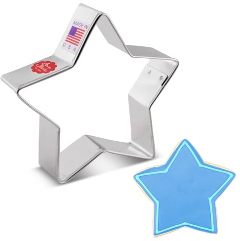 Ann Clark Star Cookie Cutter, 3-1/2” Made in USA