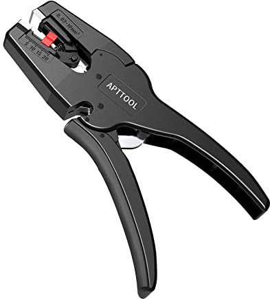 APTTOOL Automatic Wire Stripper, Cable Stripper Tool Electrical, Wire Stripping Tool with Self-Adjusting Jaws, Light and Portable