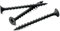 3.5mm x 45mm Black Phosphate Phillips Countersunk Drywall Screws Plasterboard Wood Screw Bugle Head (Pack of 100)