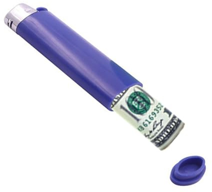 SECRET STASH Fake Lighter Diversion Safe - Hidden Compartments for Cash Jewelry Pills | Storage Box Discreet Hide Money Small Container Store Valuables in Plain Sight Safes Pill Hiding Light (1)
