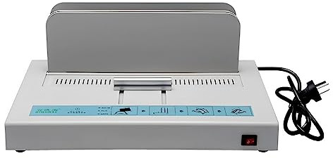 SonGxu Thermal Binding Machine, A4 Hot Melt Glue Universal Thermal Binding Machine, Paper Binding Machine Electric Desktop Sheet Binder 1-50mm Hot Melt Machine Contract Document Invoice Folder