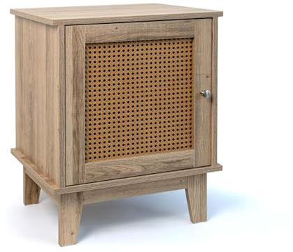 VINTHERA Mesilla con Puerta Rejilla Moa de Aglomerado PB 48 x 40 x 60 cm