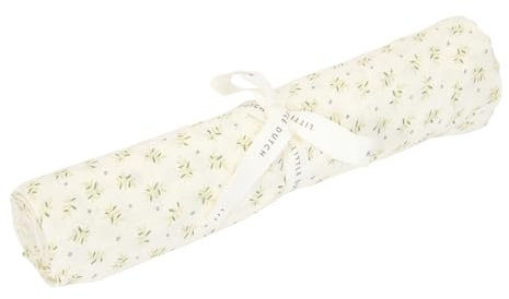 Little Dutch TE51914034 Musselin Swaddle Tuch/Pucktuch - Blueberry Leaves (120x120 cm)