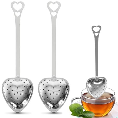 NHQZ 2 Pezzi Infusore per tisane, Infusore tè Colino Tisane, Filtro te infusione, Colino per tisane, Filtro the infusione