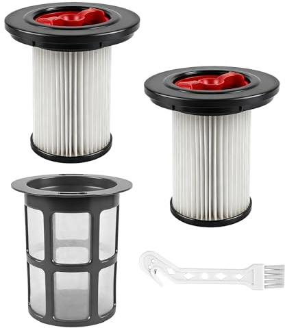 2 Piezas Filtros Compatibles con Aspiradoras Bosch Unlimited Gen2 Serie 8 con Juego de Cepillos y Cubierta de Malla, Piezas de Repuesto para Aspiradora 12036642, 12023349 (No Apto para Series 6/7)