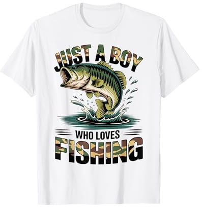 Pesca, para niños | Solo un niño Que ama la Pesca Camiseta