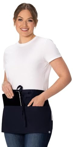Chef Works unisex-adult Waist Apron, Navy, One size