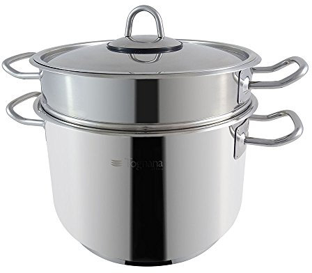 Tognana V5758Y2INSL Set Cuoci Spaghetti Grancucina, Alluminio, Argento, 22 cm, 3 unità