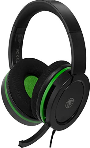 snakebyte Xbox One HEADSET X PRO - Stereo Gaming Headset mit Mikrofon für die XBOX One / XBOX One X, 3,5mm Audio Stecker, kompatibel mit PC, PS4, VOIP, Telefonkonferenzen, VideoCall, Skype, Zoom, uvm