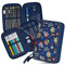 PAW PATROL Federmäppchen Groß Etui Stifte Jungen und Mädchen Stifte Kinder Gefüllt Federmappe Schulsachen Einschulung Geschenk Grundschule Kindergarten Schulbedarf (Marineblau Doppelreißverschluss)