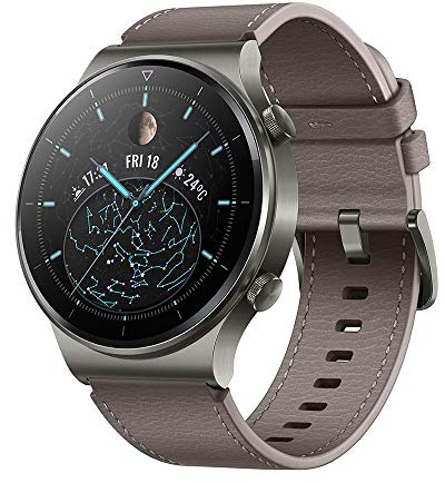 HUAWEI WATCH GT 2 Pro Smartwatch, 1.39'' AMOLED HD Touchscreen, 2-Week Battery Life, GPS and GLONASS, SpO2, 100+ Workout Modes, Bluetooth Calling, Heartrate Monitoring, Nebula Gray (Renewed)
