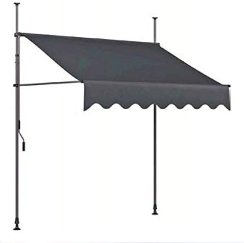 Klemmmarkise 300x300cm Markise Sonnenschutz Garten Outdoor Balkon Terrasse