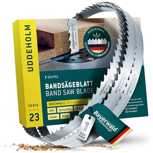 Bayerwald Uddeholm Bandsågblad – 2490 x 15 x 0,5 x 6 / för alla vanliga träslag/sågband som passar bandsågar