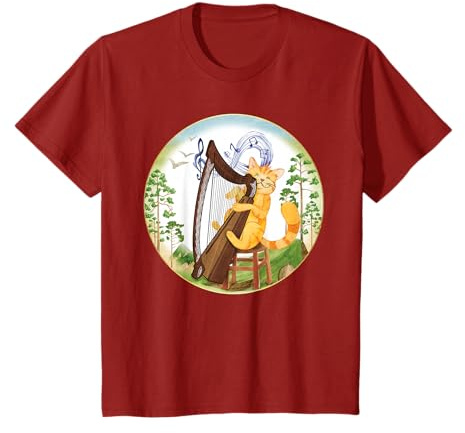 Joueur de harpe pour chat T-Shirt