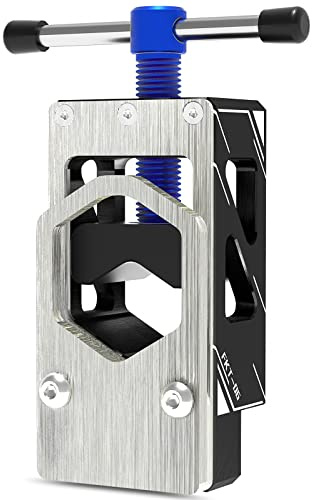 PACYTION Bike Saw Guide for Road Mountain Bike Fork Steerer, Seat Post, Bicycle Handlebar, Adjustable Cut Saw Guide for Cutting