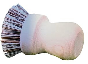 Chinchilla® Topfbürste aus Buchenholz & echt Union | Ø 7cm | Spülbürste Made in Germany | einfache Reinigung von Geschirr, Töpfen, Pfannen & Gemüse | kratzfrei, hitzebeständig, langlebig & vegan