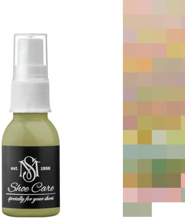 Peinture aérosol pour daim et nubuck - Teinture en spray pour une correspondance individuelle des couleurs - Plusieurs couleurs disponibles par MAVI STEP, kaki