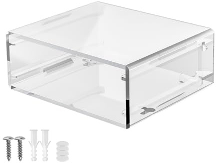 XAGMODSHN Durability Acrylic Mounting Bracket For Wall Mount Case Shell Designs For Multiple Placement And Secures Fit Wall Mount