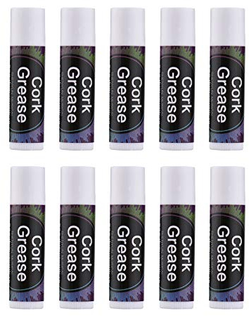 10 Pcs Vaselina Blanca para Corcho de Instrumentos de Viento Lubricante y Cuidado para Saxofón Clarinete Flauta Previene el Secado del Corcho con Aplicación Fácil y Agradable (multicolor)