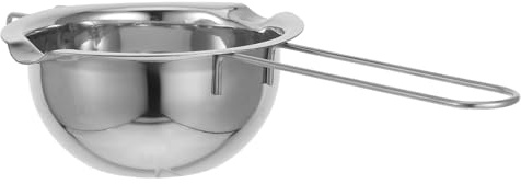 Sosoport Recipiente De Acero Inoxidable Para Fundir Cera y Mantequilla Para Cocina y Manualidades Recipiente Para Fundir Jabón y Cera